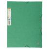 Dosar plic Exacompta Aquarel, A4, carton reciclat, inchidere elastic, verde