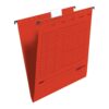 Dosar suspendabil Falken, carton, rosu, 25 bucati/cutie