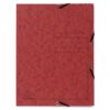 Dosar plic cu elastic Exacompta, carton, rosu Dosar plic cu elastic Exacompta, carton, rosu