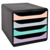 Organizator Exacompta Aquarel, 4 sertare, A4, 347x278x267 mm Organizator Exacompta Aquarel, 4 sertare, A4, 347x278x267 mm