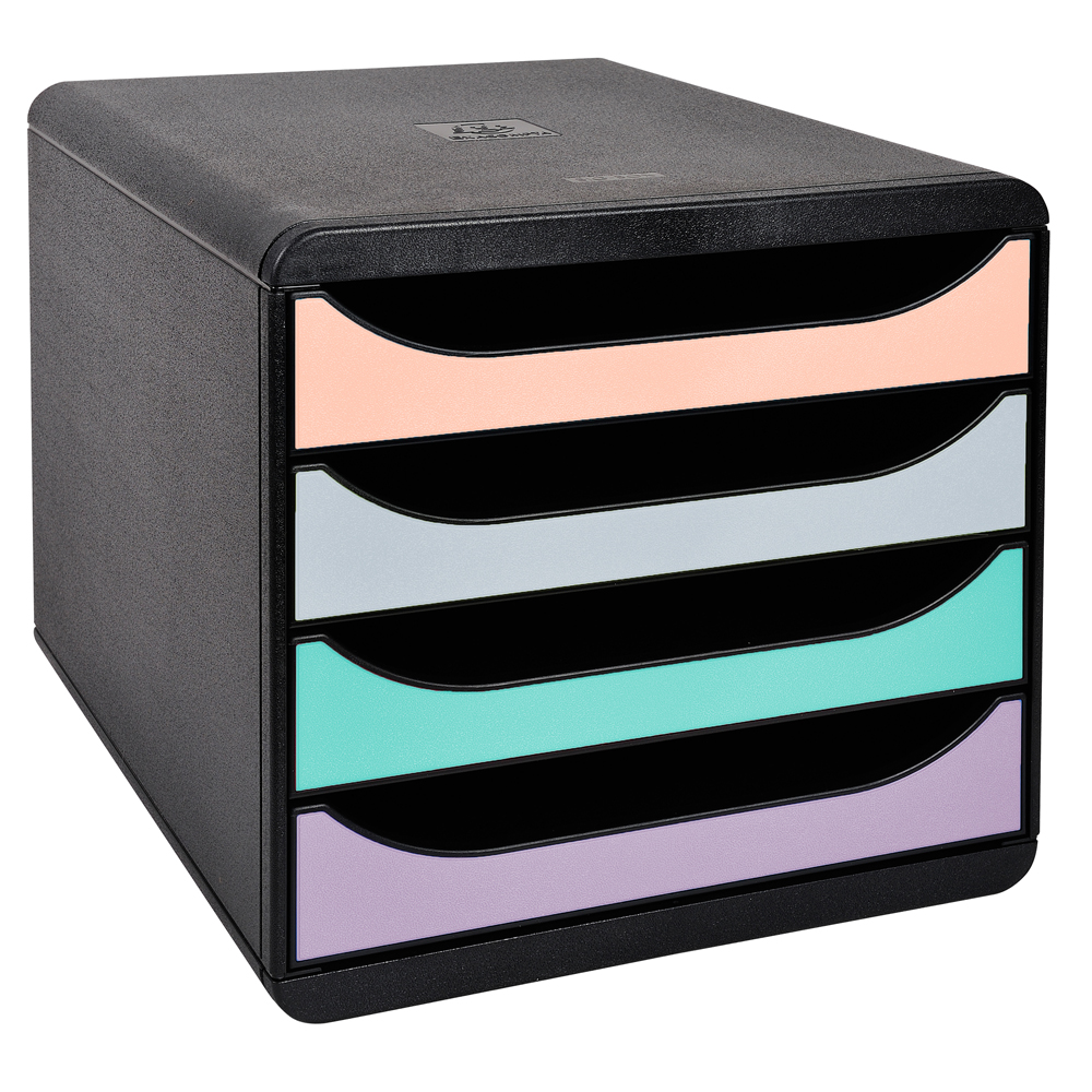 Organizator Exacompta Aquarel, 4 sertare, A4, 347x278x267 mm Organizator Exacompta Aquarel, 4 sertare, A4, 347x278x267 mm