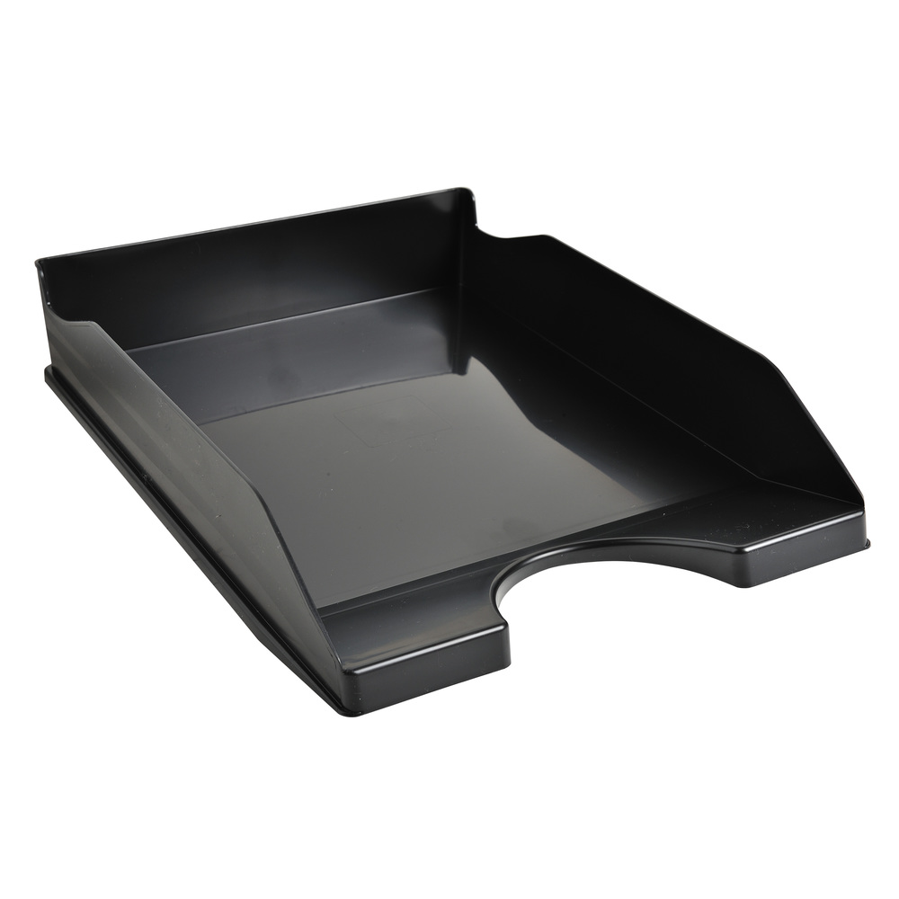 Tavita documente Exacompta, ECO, 345x255x65 mm, negru Tavita documente Exacompta, ECO, 345x255x65 mm, negru
