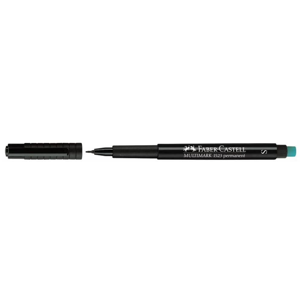 Marker permanent Faber Castell, varf rotund 0.4 mm, negru Marker permanent Faber Castell, varf rotund 0.4 mm, negru