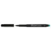 Marker permanent Faber Castell, varf rotund 1 mm, negru