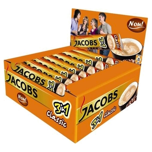 Cafea solubila Jacobs 3 in 1 Classic, 24 plicuri/cutie Cafea solubila Jacobs 3 in 1 Classic, 24 plicuri/cutie