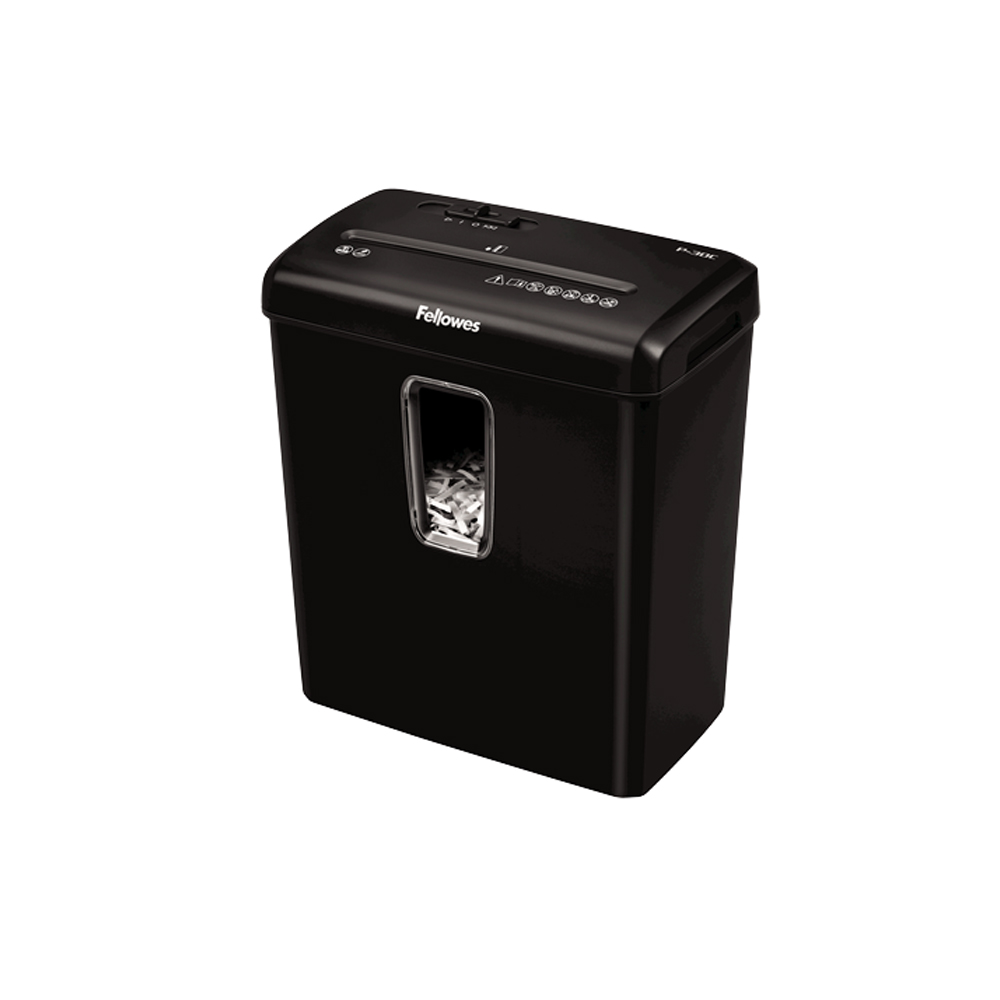 Distrugator de documente, Fellowes, P-30C, cross-cut, 15 L Distrugator de documente, Fellowes, P-30C, cross-cut, 15 L