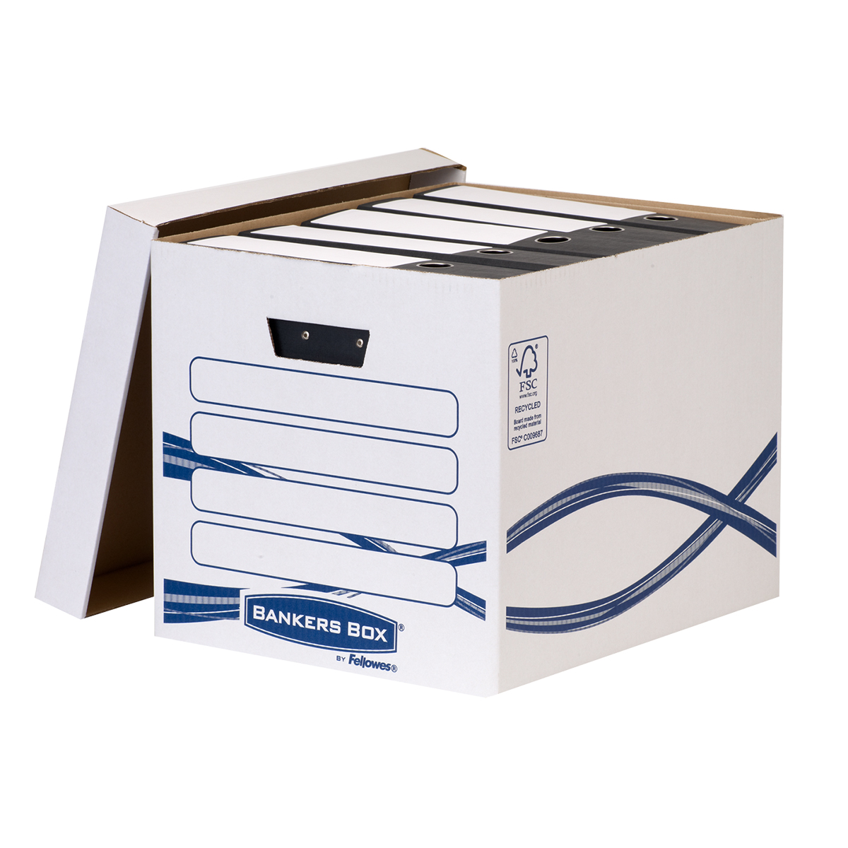 Cutie depozitare Fellowes, Basic, inalta, 420x340x330 mm Cutie depozitare Fellowes, Basic, inalta, 420x340x330 mm