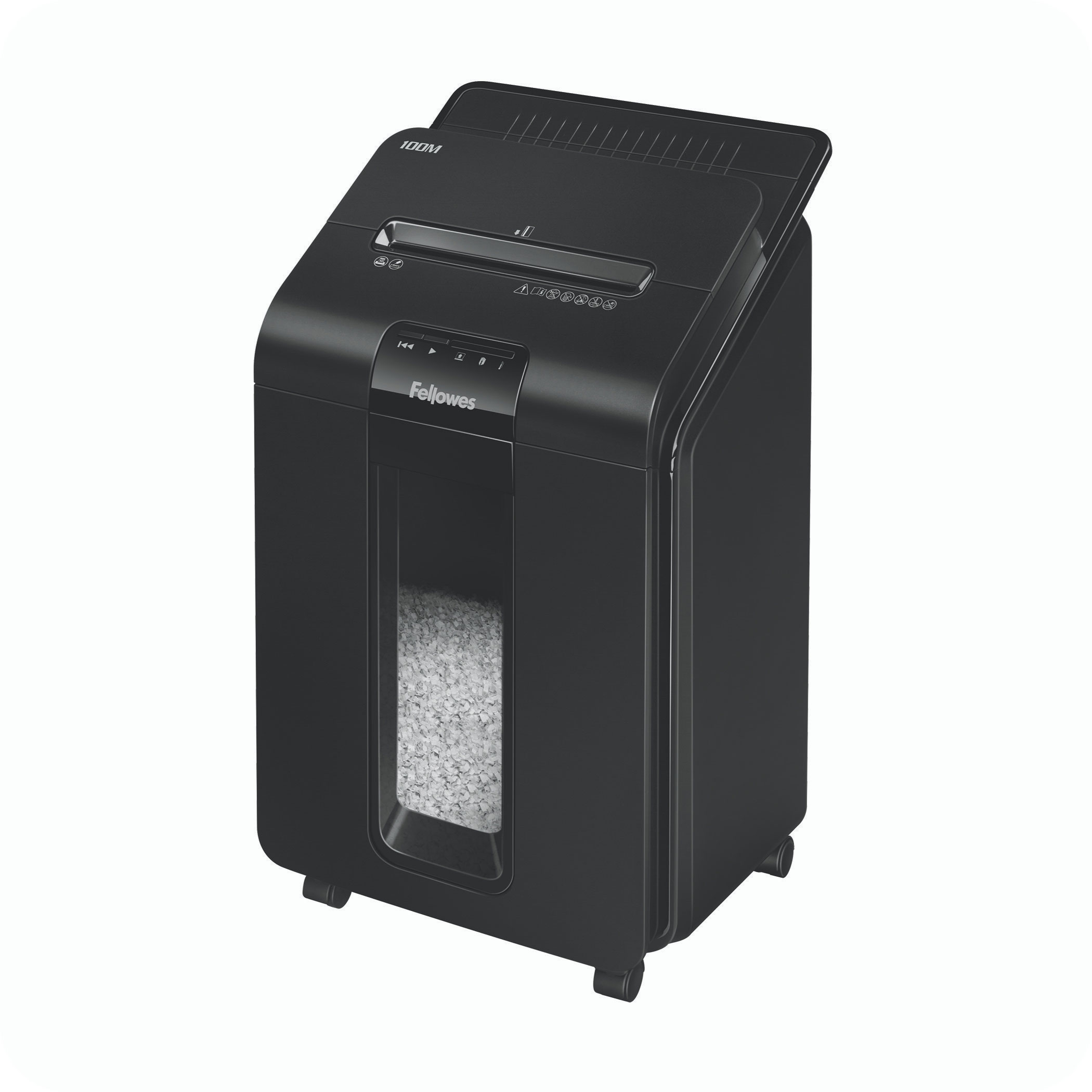 Distrugator automat Fellowes Automax 100M, 100 coli, micro cut Distrugator automat Fellowes Automax 100M, 100 coli, micro cut