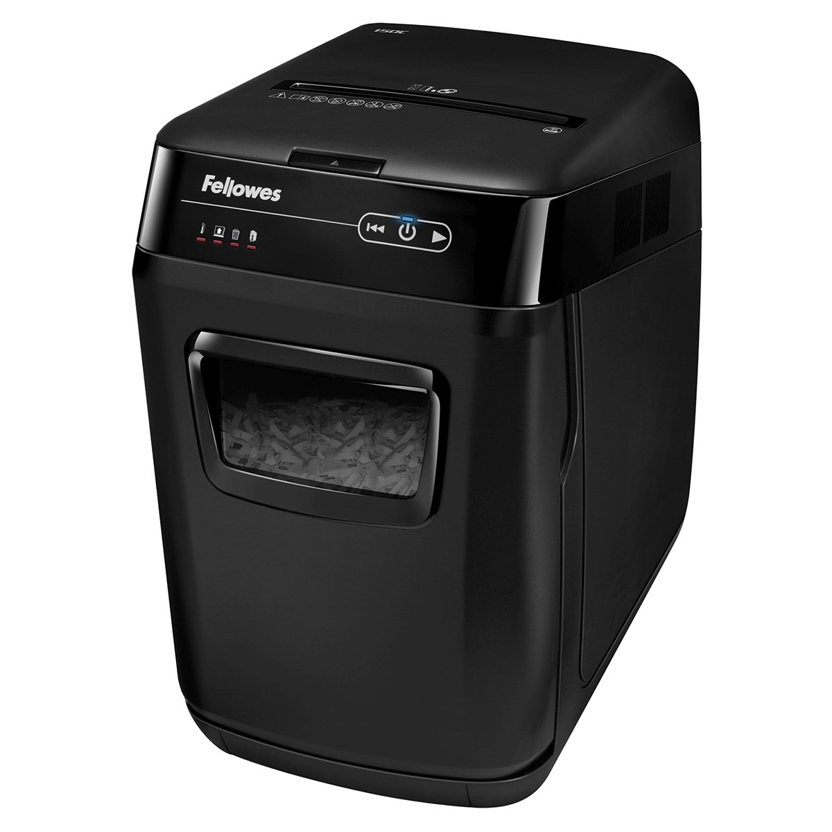 Distrugator Fellowes Automax 150c AUTO FEED CROSS CUT, negru, auto-reverse, sleep-mode Distrugator Fellowes Automax 150c AUTO FEED CROSS CUT, negru, auto-reverse, sleep-mode
