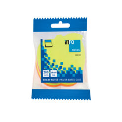 Notite adezive InFO, 70x70 mm, forma mar