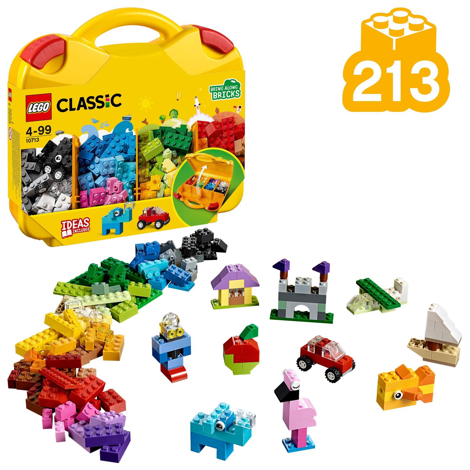 LEGO Classic, Valiza creativa, numar piese 213, varsta 4+ LEGO Classic, Valiza creativa, numar piese 213, varsta 4+