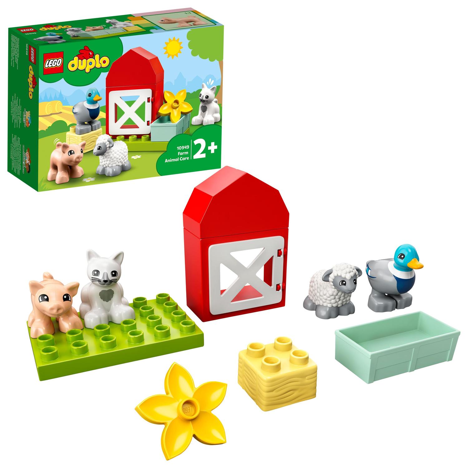 LEGO DUPLO, Animalele de la ferma, numar piese 11, varsta 2+ LEGO DUPLO, Animalele de la ferma, numar piese 11, varsta 2+