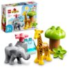 LEGO DUPLO, Animale salbatice din Africa, numar piese 10, varsta 2+ LEGO DUPLO, Animale salbatice din Africa, numar piese 10, varsta 2+