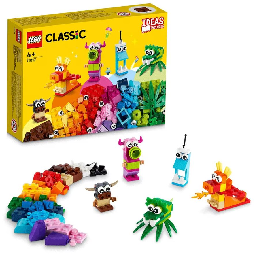 LEGO Classic, Monstri creativi, numar piese 140, varsta 4+ LEGO Classic, Monstri creativi, numar piese 140, varsta 4+