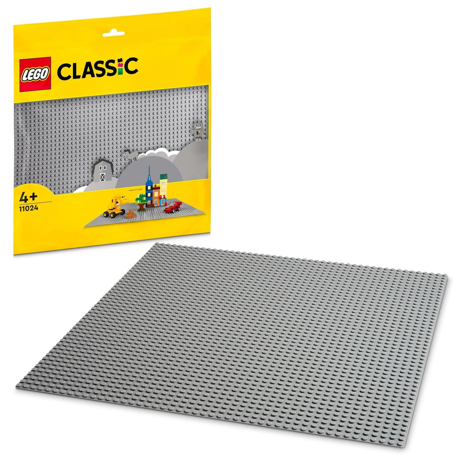 LEGO Classic, Placa de baza gri, numar piese 1, varsta 4+ LEGO Classic, Placa de baza gri, numar piese 1, varsta 4+
