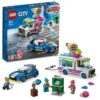 LEGO City, Politia in urmarirea furgonetei cu inghetata, numar piese 317, varsta 5+ LEGO City, Politia in urmarirea furgonetei cu inghetata, numar piese 317, varsta 5+
