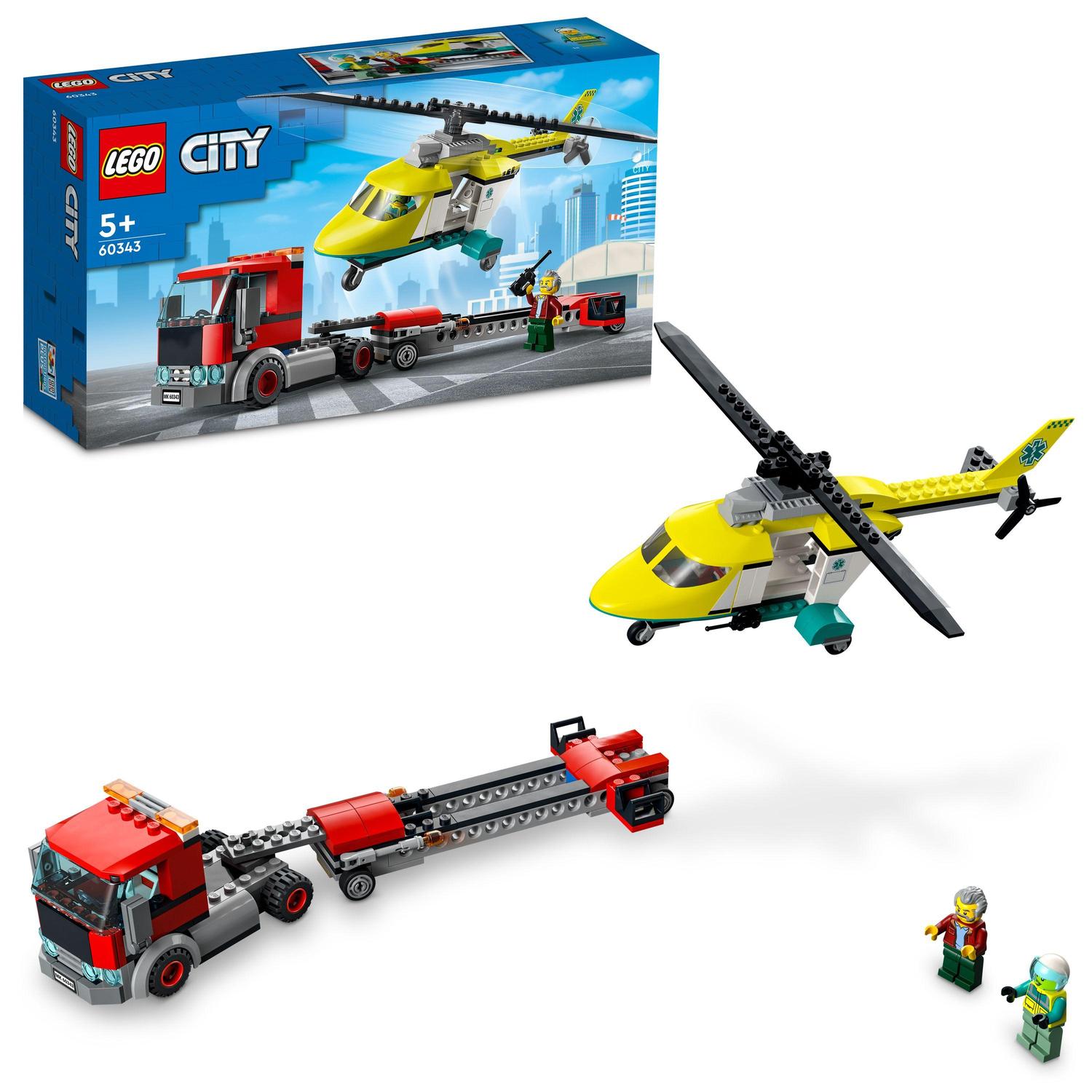 LEGO City, Elicopter de salvare, numar piese 215, varsta 5+ LEGO City, Elicopter de salvare, numar piese 215, varsta 5+