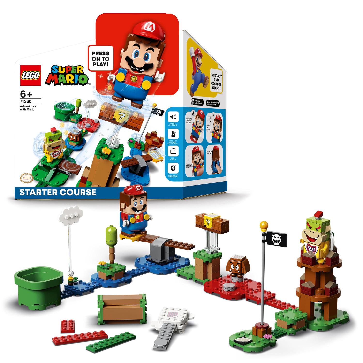 LEGO Super Mario, Aventurile lui Mario, set de baza, numar piese 231, varsta 6+ LEGO Super Mario, Aventurile lui Mario, set de baza, numar piese 231, varsta 6+