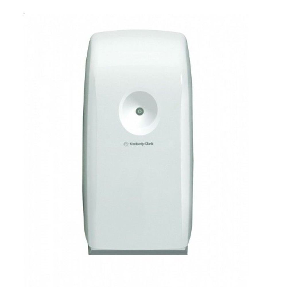 Dispenser odorizare Kimberly Clark Aquarius, design minimalist, parfum sofisticat, sistem blocabil Dispenser odorizare Kimberly Clark Aquarius, design minimalist, parfum sofisticat, sistem blocabil