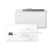 Plic DL, 110 x 220 mm, fereastra dreapta 35 x 90 mm, alb, banda silicon, 80 g/mp, 100 bucati/set Plic DL, 110 x 220 mm, fereastra dreapta 35 x 90 mm, alb, banda silicon, 80 g/mp, 100 bucati/set