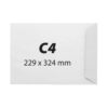 Plic C4, 229 x 324, offset alb, gumat, 80 g, 25 bucati/set