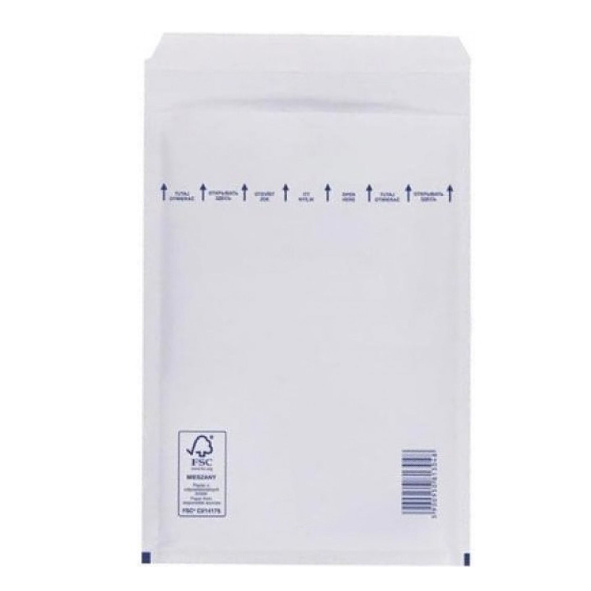 Plic cu protectie, 220 x 340 mm (interior), alb, banda silicon, 90 g/mp, 5 bucati/set Plic cu protectie, 220 x 340 mm (interior), alb, banda silicon, 90 g/mp, 5 bucati/set