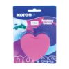 Notite adezive, Kores, inima, 250 file, multicolor