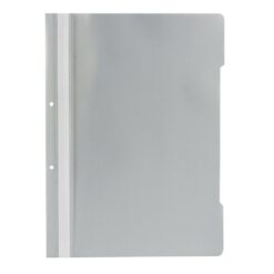 Dosar cu sina si 2 perforatii Noki, gri, 25 bucati/set