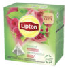 Ceai verde Lipton, zmeura si rodie, 20 plicuri/cutie Ceai verde Lipton, zmeura si rodie, 20 plicuri/cutie