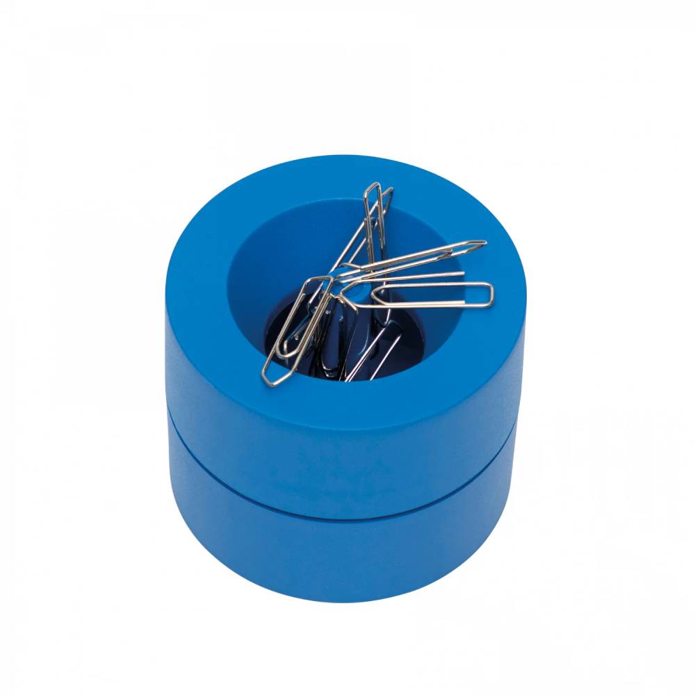 Dispenser agrafe MAUL, din plastic reciclat, albastru Dispenser agrafe MAUL, din plastic reciclat, albastru