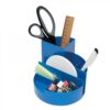 Suport pentru accesorii birou Maul, 6 compartimente, plastic reciclat, albastru Suport pentru accesorii birou Maul, 6 compartimente, plastic reciclat, albastru