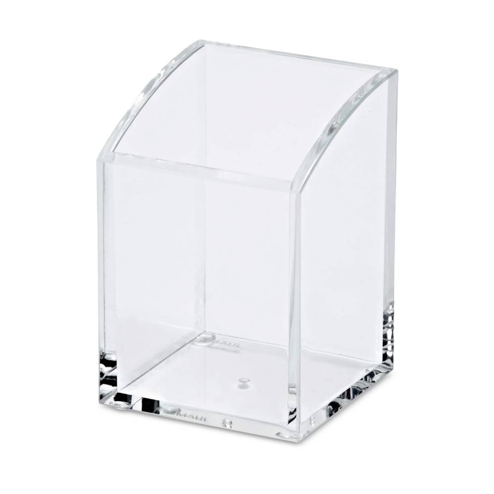 Suport instrumente de scris Maul, 1 compartiment sticla acrilica, transparent Suport instrumente de scris Maul, 1 compartiment sticla acrilica, transparent