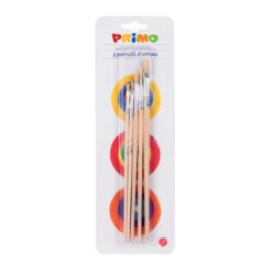 Set  pensule Morocolor Primo, drepte, 5 bucati/set