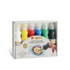Tempera Morocolor Primo, cu mecanism de control al debitului, 6 culori, flacon 75 ml Tempera Morocolor Primo, cu mecanism de control al debitului, 6 culori, flacon 75 ml