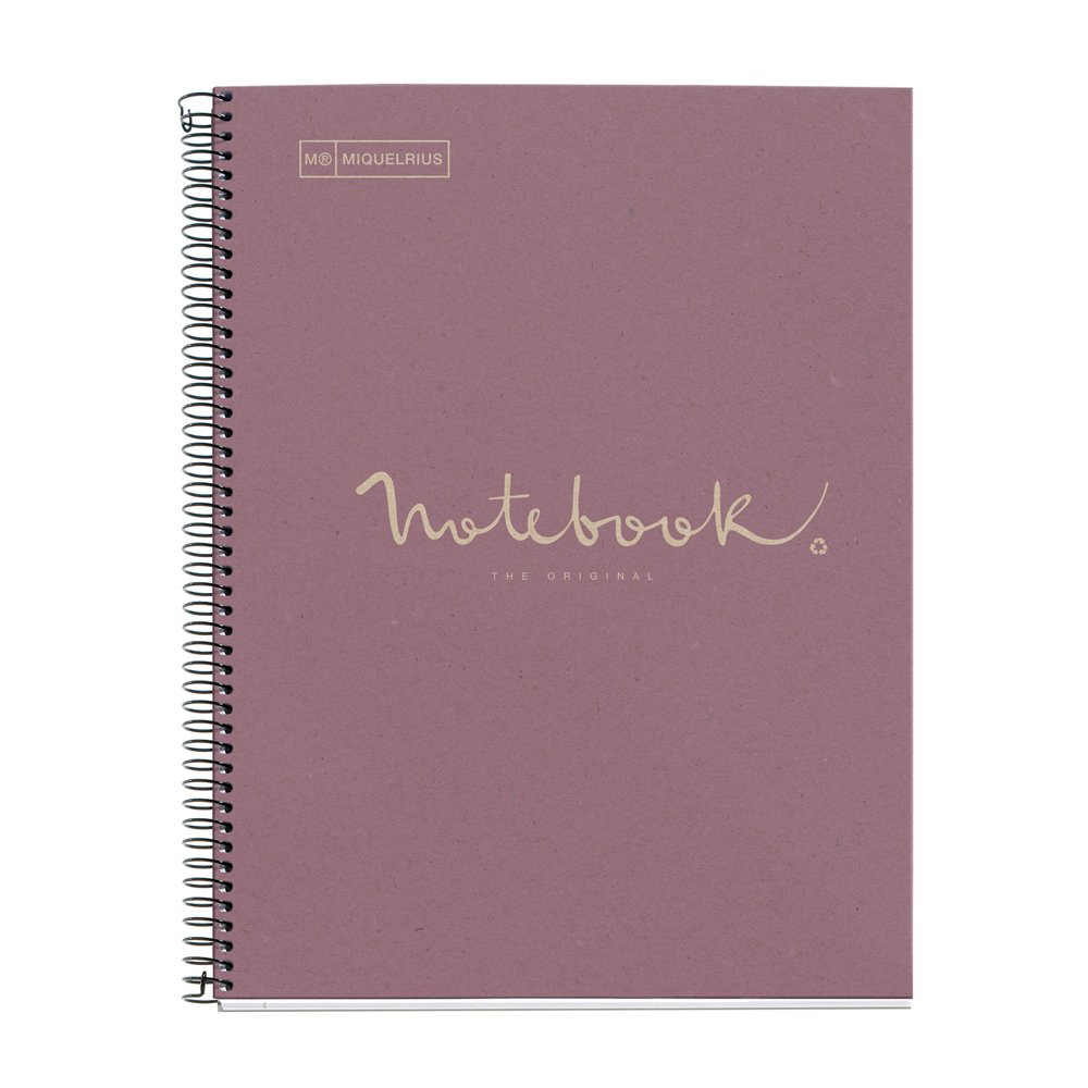 Caiet reciclat Miquelrius ECOLAVENDER Emotions, cu spira, A4, matematica, 80 file, lavanda Caiet reciclat Miquelrius ECOLAVENDER Emotions, cu spira, A4, matematica, 80 file, lavanda