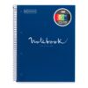 Caiet cu spira, Miquelrius, Emotion, A4, matematica, 120 file, coperta carton dur, albastru Caiet cu spira, Miquelrius, Emotion, A4, matematica, 120 file, coperta carton dur, albastru