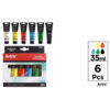 Tempera acrilica Main Paoer, 35 ml, 6 culori
