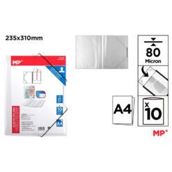 Mapa file cu elastic Main Paper, A4, 80 microni, 10 file