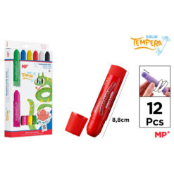 Tempera solida Main Paper, 12 culori