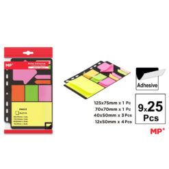 Set index autoadeziv Main Paper, 9 modele, 25 file 75g/mp