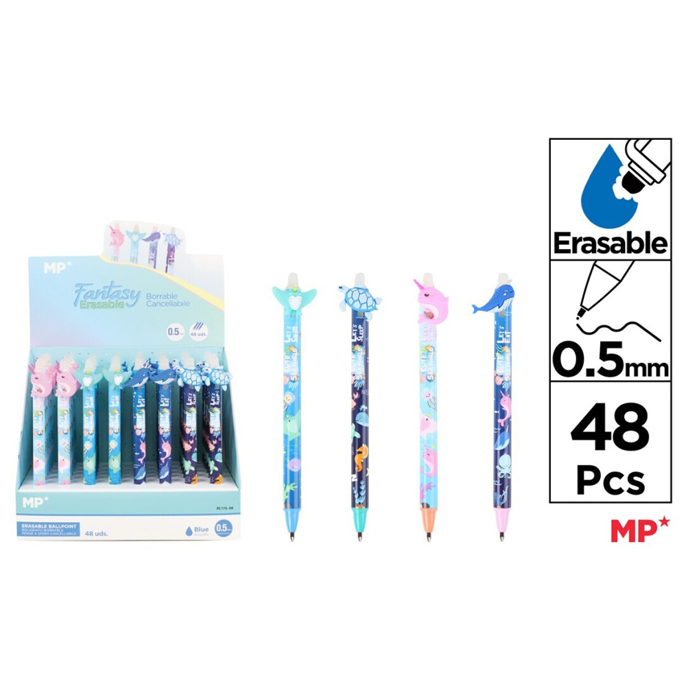 Display roller cu creneala termosensibila Main Paper, varf 0.5mm, animale marine, 48 bucati/set Display roller cu creneala termosensibila Main Paper, varf 0.5mm, animale marine, 48 bucati/set