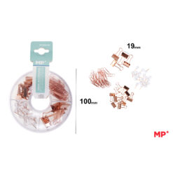 Set accesorii birou Main Paper, clipsuri 19 mm, clipsuri 10 0mm, agrafe, pioneze