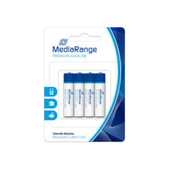 Baterii MediaRange, Micro AAA, 4 bucati