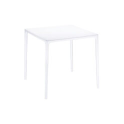 Masa plastic Milano Forza, alba, 72x72 cm