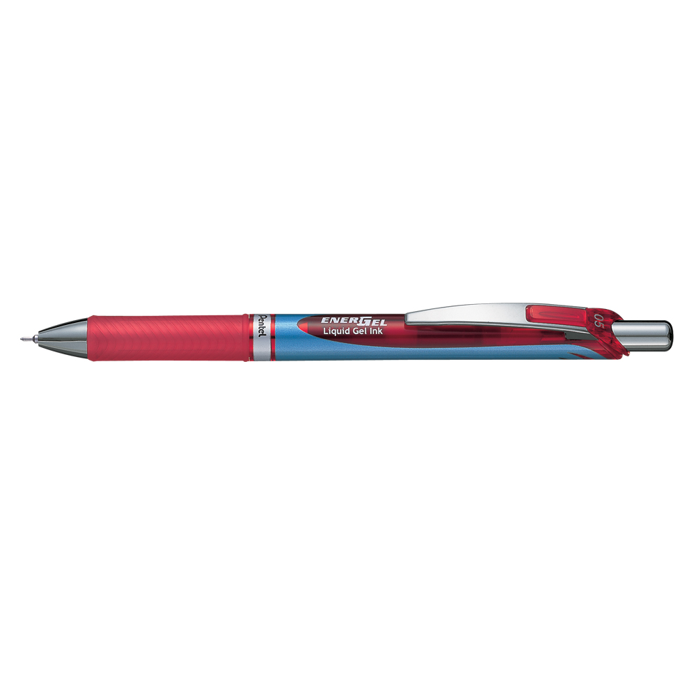Roller cu gel, Pentel, Energel, 0.5 mm, plastic, rosu Roller cu gel, Pentel, Energel, 0.5 mm, plastic, rosu