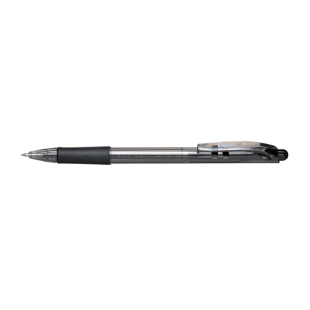 Pix cu mecanism, Pentel, BK-417, 0.7 mm, plastic, negru Pix cu mecanism, Pentel, BK-417, 0.7 mm, plastic, negru