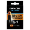Baterii DURACELL R6 Optimum AA, 4 bucati Baterii DURACELL R6 Optimum AA, 4 bucati