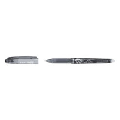 Roller cu gel Pilot Frixion Point, fara mecanism, 0.5 mm, negru