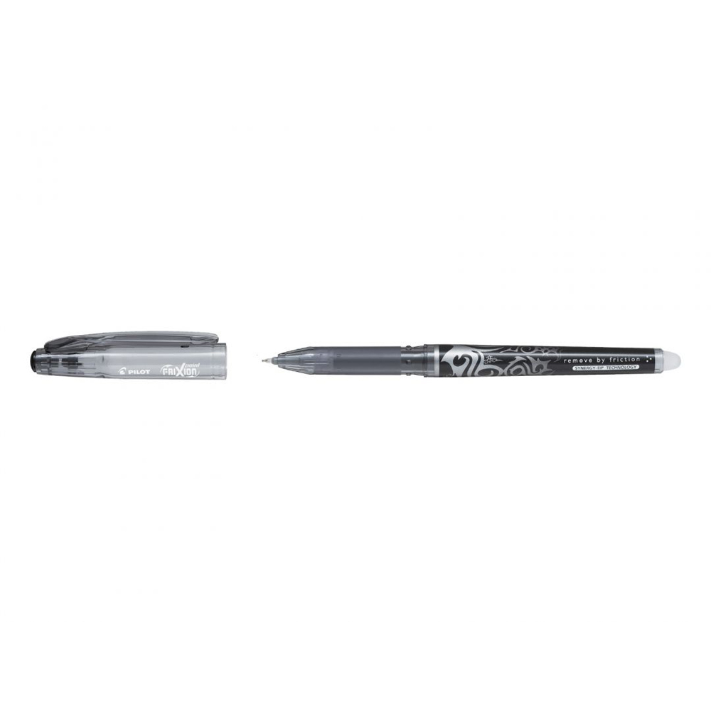 Roller cu gel Pilot Frixion Point, fara mecanism, 0.5 mm, negru Roller cu gel Pilot Frixion Point, fara mecanism, 0.5 mm, negru