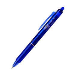 Roller cu gel Pilot Frixion Clicker, cu mecanism, 1 mm, albastru
